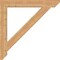 Ekena Millwork Traditional Slat Smooth Bracket, Western Red Cedar, 5 1/2"W x 48"D x 48"H BKT06X48X48TRA06SWR - alternate 4